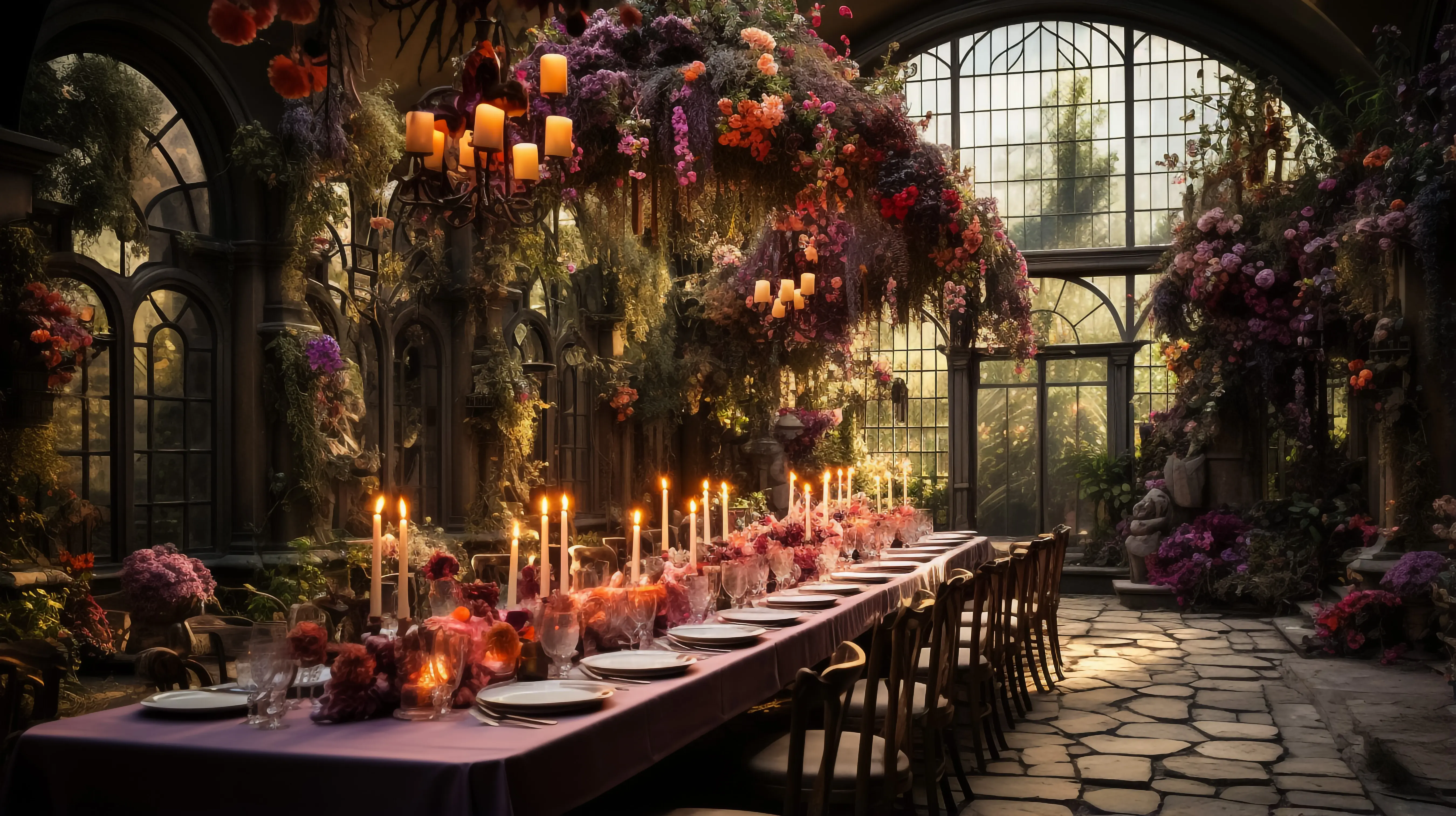 Die schönen Dekorationen für Verlobungen und für jede Art von Festivalfotografie.